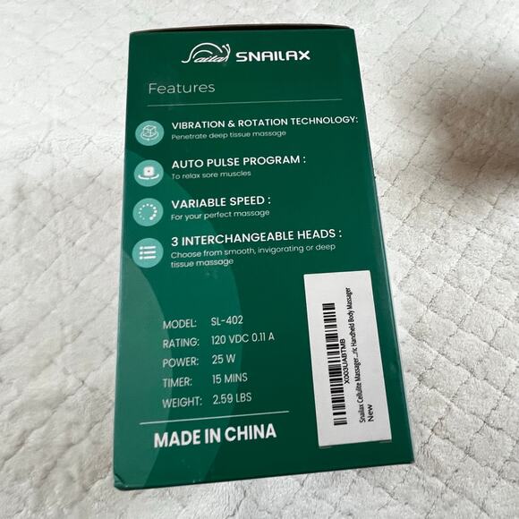 New in Box -  Snailax body massager - Picture 4 of 6